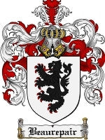 Beaurepair coat of arms family crest download