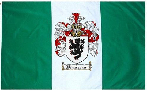 Beaurepair family crest coat of arms flag