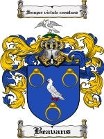 Beavans coat of arms family crest download
