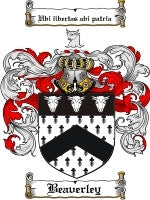 Beaverley coat of arms family crest download