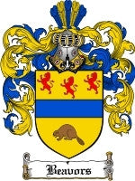 Beavors coat of arms family crest download