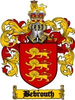 Bebrouth coat of arms family crest download