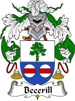 Becerill coat of arms family crest download