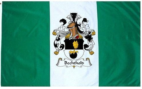 Bechthold family crest coat of arms flag