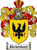 Beckenbach coat of arms family crest download