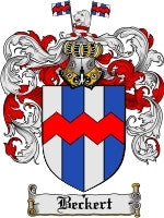 Beckert coat of arms family crest download