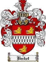 Becket coat of arms family crest download