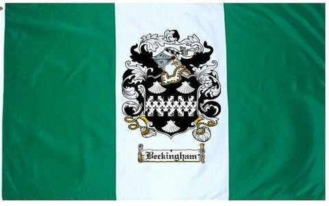 Beckingham family crest coat of arms flag