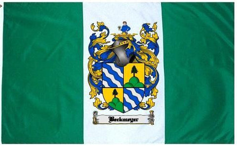 Beckmeyer family crest coat of arms flag