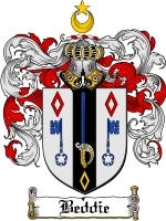 Beddie coat of arms family crest download