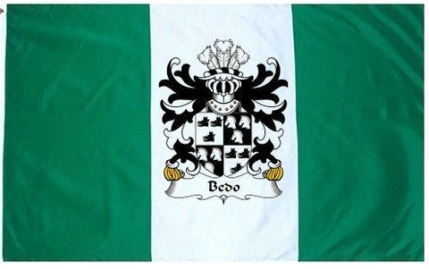 Bedo family crest coat of arms flag