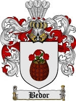 Bedor coat of arms family crest download