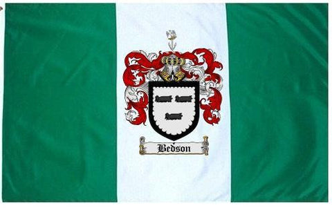 Bedson family crest coat of arms flag