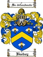 Beebey coat of arms family crest download