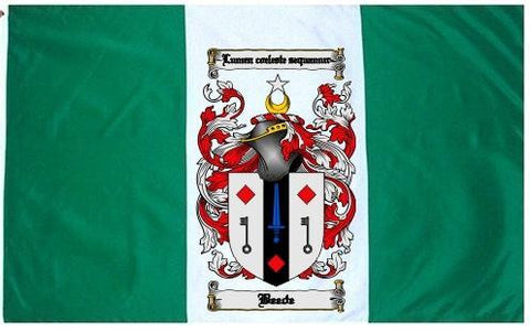 Beede family crest coat of arms flag