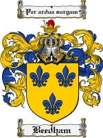 Beedham coat of arms family crest download