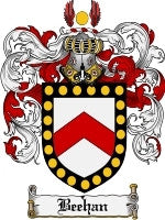 Beehan coat of arms family crest download