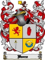 Beene coat of arms family crest download