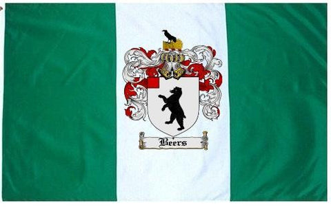 Beers family crest coat of arms flag