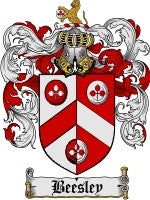 Beesley coat of arms family crest download