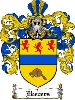 Beevers coat of arms family crest download