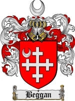 Beggan coat of arms family crest download