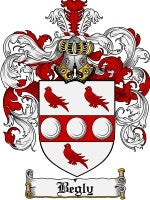 Begly coat of arms family crest download