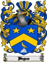Begue coat of arms family crest download