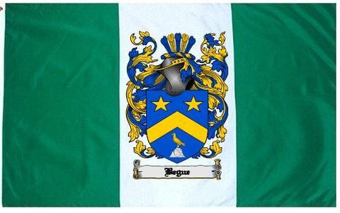 Begue family crest coat of arms flag