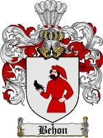 Behon coat of arms family crest download