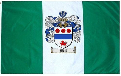 Beil family crest coat of arms flag