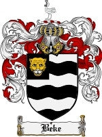 Beke coat of arms family crest download