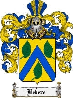 Bekere coat of arms family crest download