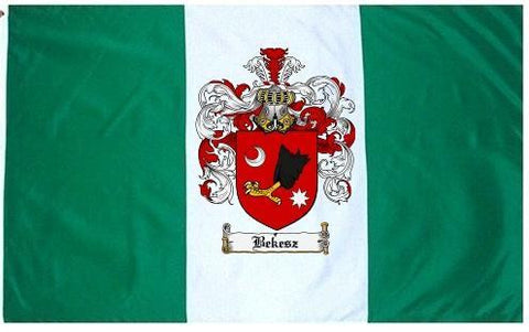 Bekesz family crest coat of arms flag