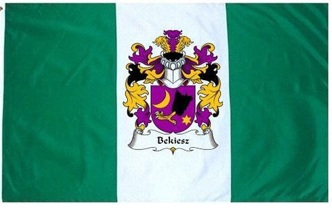 Bekiesz family crest coat of arms flag