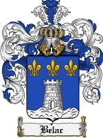 Belac coat of arms family crest download