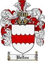 Belfou coat of arms family crest download