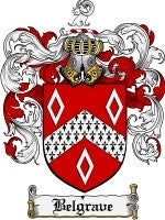 Belgrave coat of arms family crest download