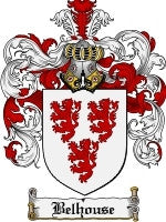 Belhouse coat of arms family crest download