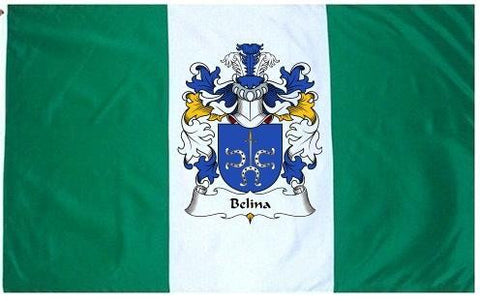 Belina family crest coat of arms flag
