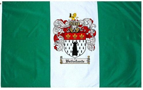 Belinfante family crest coat of arms flag