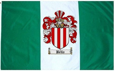 Bella family crest coat of arms flag