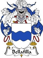 Bellafilla coat of arms family crest download