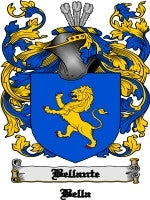 Bellante coat of arms family crest download