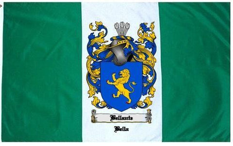 Bellante family crest coat of arms flag