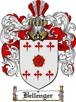 Bellenger coat of arms family crest download