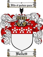 Bellett coat of arms family crest download