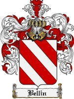 Bellin coat of arms family crest download