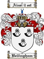 Bellingham coat of arms family crest download