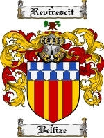 Bellize coat of arms family crest download